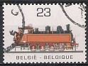 Belgium 1985 Locomotives 23 FR Multicolor Scott 1196. Belgica 1985 Scott 1196 Tipo 23. Subida por susofe